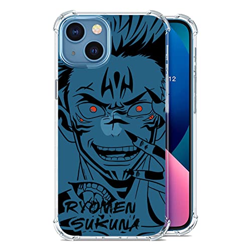 Coque iPhone 15 Pro Max Yuji Anime en TPU Antichoc Noir