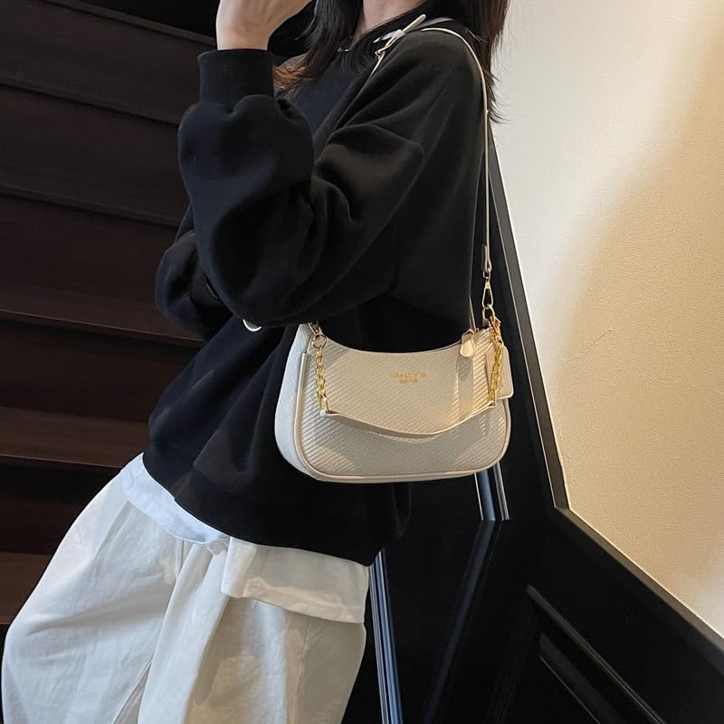 Small Shoulder Bags for Women Y2k Cute Shoulder Purse with Cherry Pendant Trendy Designer Handbag for Daily - Image 2