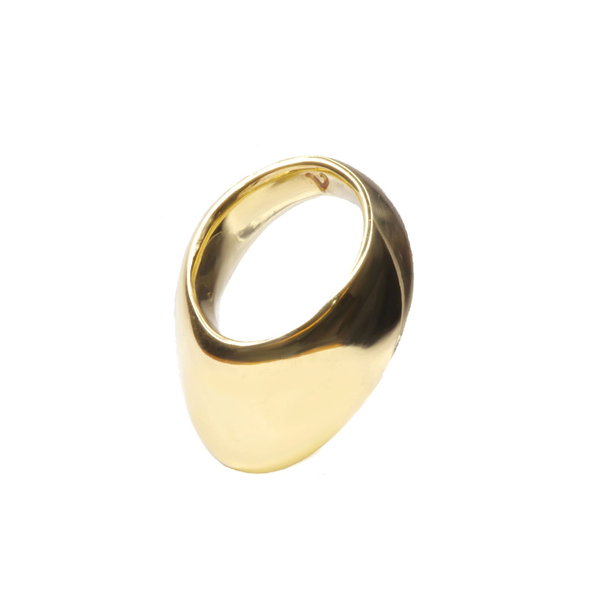 Vermil Lantern Brass Thumb Ring (19x22 mm)