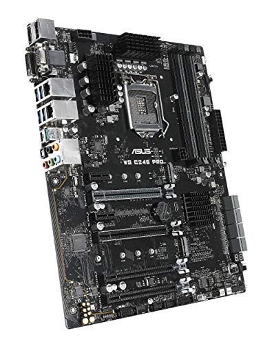 Image of ASUS LGA1151 ECC DDR4 M.2 C246 Server Workstation ATX Motherboard for 8th Generation Intel Motherboards WS C246 PRO