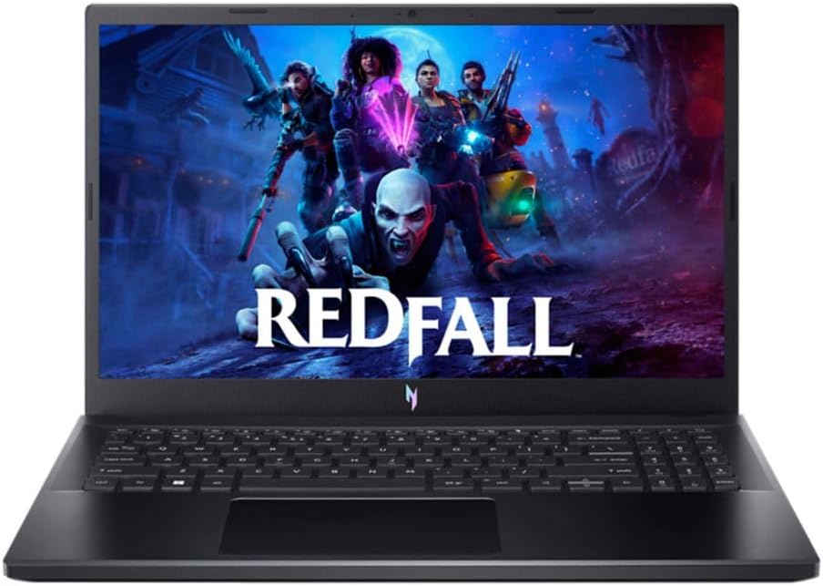 Acer (Upgraded) Nitro V15 Gaming Laptop With 15.6-inch Full HD IPS 144Hz Display, AMD Ryzen 7-7735HS Processor/16GB DDR5 RAM /1TB SSD/NVidia GeForce RTX 4060 8GB/ Windows 11/ English Obsidian Black