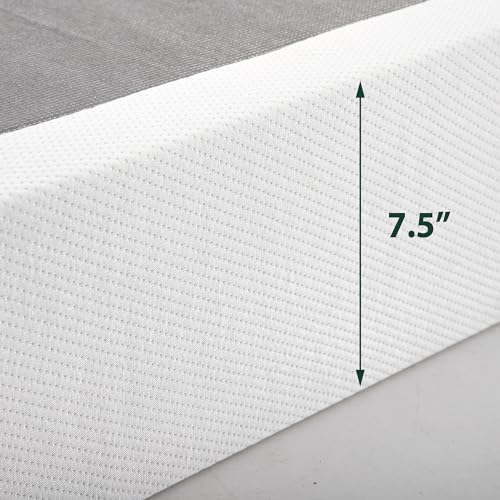 Zinus SM-SC-BIFD-75SK No Assembly Metal Box Spring, 7.5 Inch White Mattress Foundation, Sturdy Metal Structure, Split King thumb #3