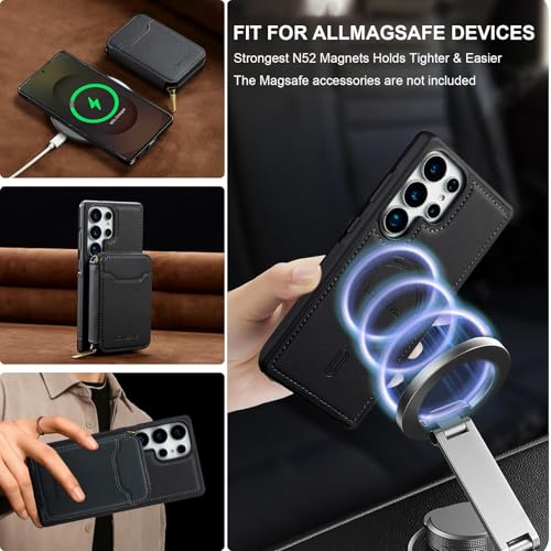 Étui fermeture éclair Samsung S23 bleu pour ranger vos cartes - 2