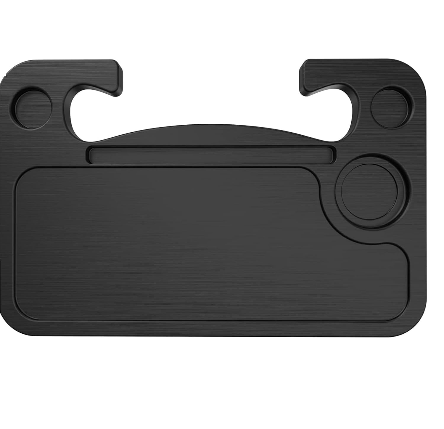 Binks Traders Steering Wheel Desk for Laptop, Multipurpose Travel Accessories, Seat Stand Trays for Eating, Under Table Console (Black)