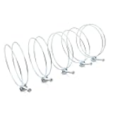 YOKAMU 5 Pack Replacement 4-Inch Wire Hose Clamp for Big Horn 11740PK
