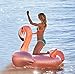 Produktbild SKY TEARS Aufblasbarer Flamingo Schwimmring Luftmatratzen Spielzeug Pool Schwimmen Float Halterungen Sommer Party Spielzeug PVC Aufblasbarer Schwebebett für 1 Personen (Rose Gold Flamingo)