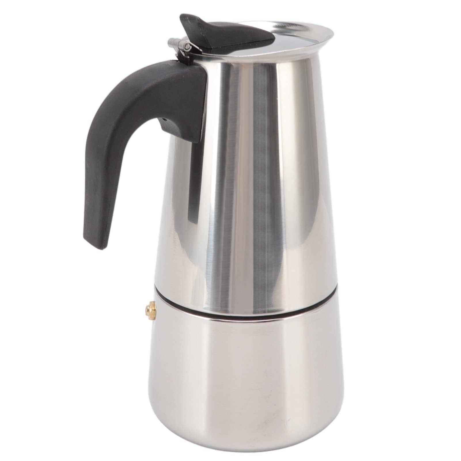 Cafetière électrique, Percolateur électrique De Grande Capacité Cafetière Moka En Acier Inoxydable Portable Pour la Maison Et le Camping En Plein Air(600ML)