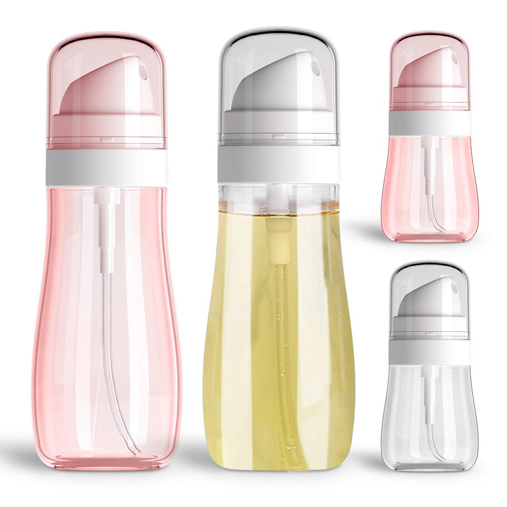 FROVOL Flacon Spray Transparent Rechargeable 50-120 Ml - Bouteille Brumisateur Écologique En Plastique PET, Voyage & Quotidien