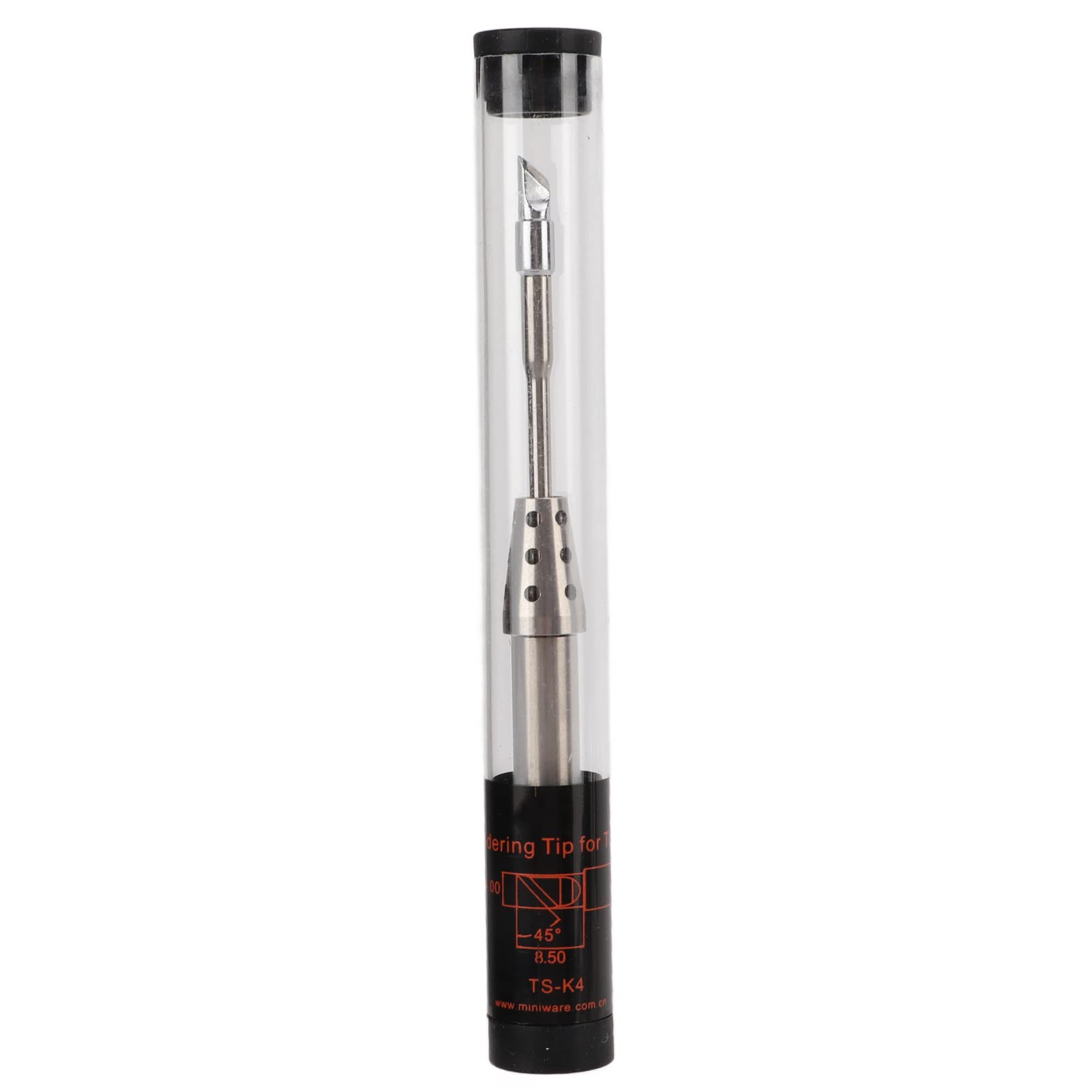 Punta de soldador de aleación de aluminio TSJ02 106 mm Núcleo de calentamiento interno Cabezal de soldadura Reemplazo Equipo de soldadura Repuestos Accesorios para estación de (TS-K4)