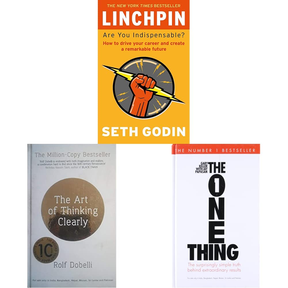 Buy LINCHPIN & THE ART OF THINKING CLEARLY BETTER THINKING, BETTER