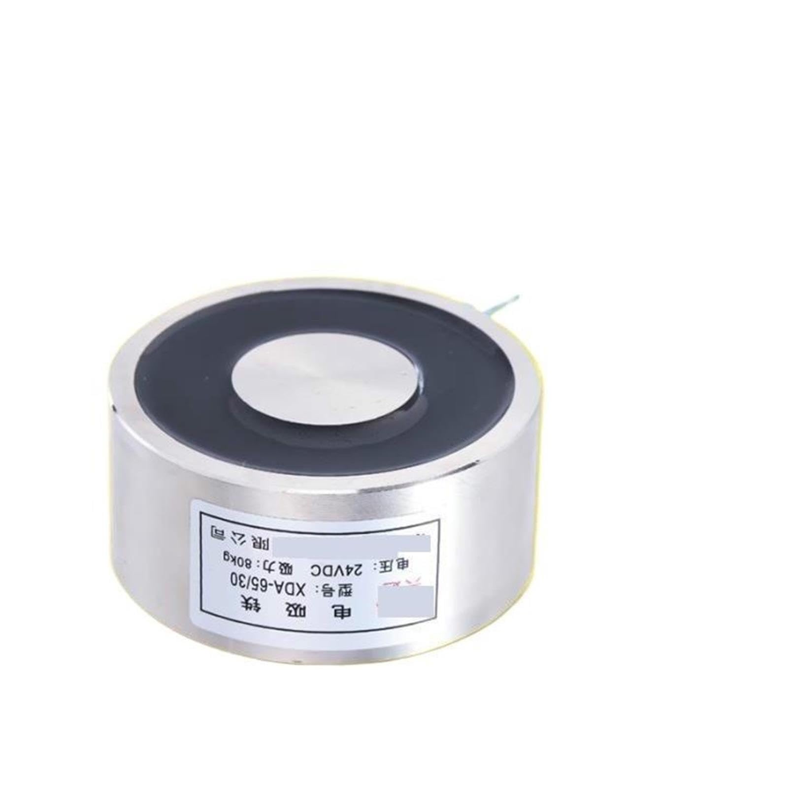 Ventouse électro-aimant 65/30 puissance d'aspiration 80kg kg 24V