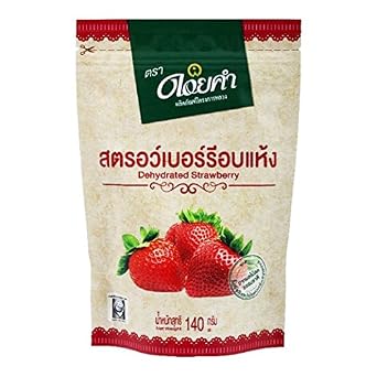 Doikham Dried Fruit Freeze Dried Strawberries,140g.