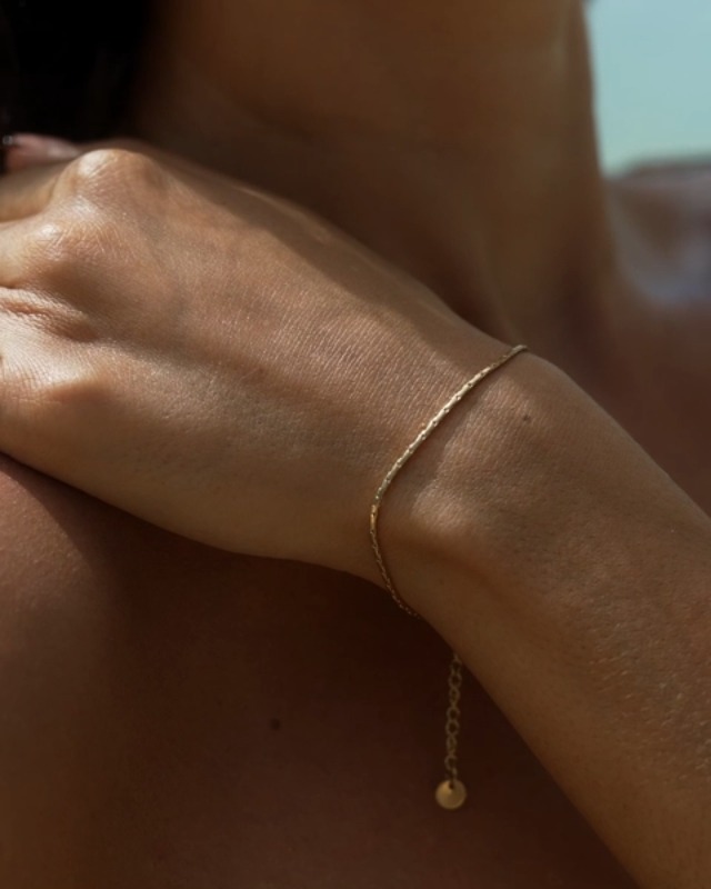 Bracciale Cubano In Acciaio Inossidabile Made By Nami Per Donna: Oro, Argento O Rosa, Regolabile - 3