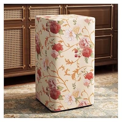 WGEDDP French-Style Decor Safe Enclosure Cover, Custom Size Open Cabinet Dust Covers with Stretch Hem, Hidden Safe Lock Box Cover Protective for Furniture Appliances(Type 2,22x28x40/55x70x100cm)