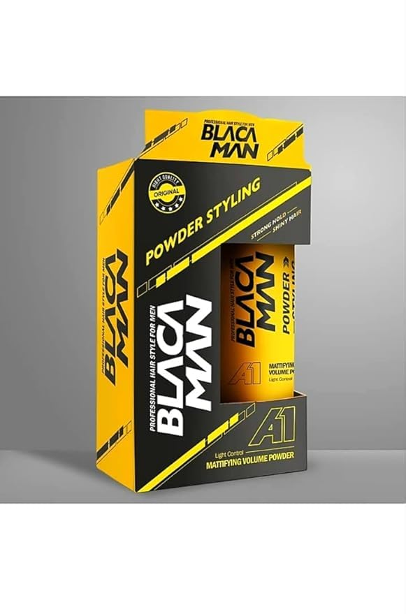 BLACK MAN Professional Hair Styling Powder A1, Mattifying Volume Powder, Light Control, Strong Hold-image-13