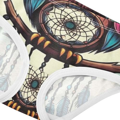 Girls Underwear Toddlers 2t Cotton Panties for Girl Print Briefs Girls Undies Colorful Cute Owl Pink4