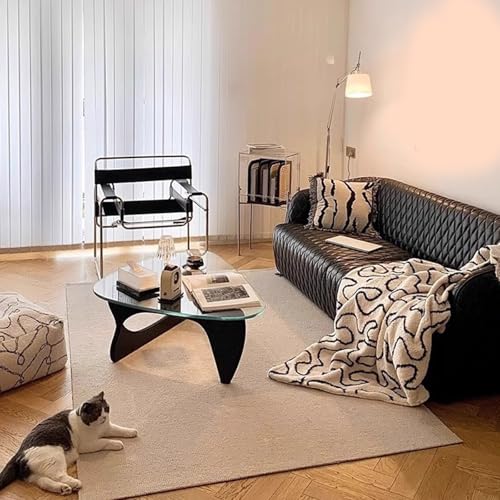 Tapis salon moderne antidérapant et doux aspect sisal chic - 8