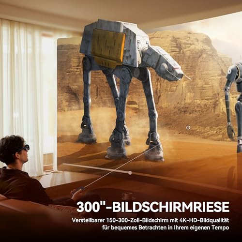 AR Spatial Schwarz, AR-Brille mit dreifachem Display für räumliches Computing