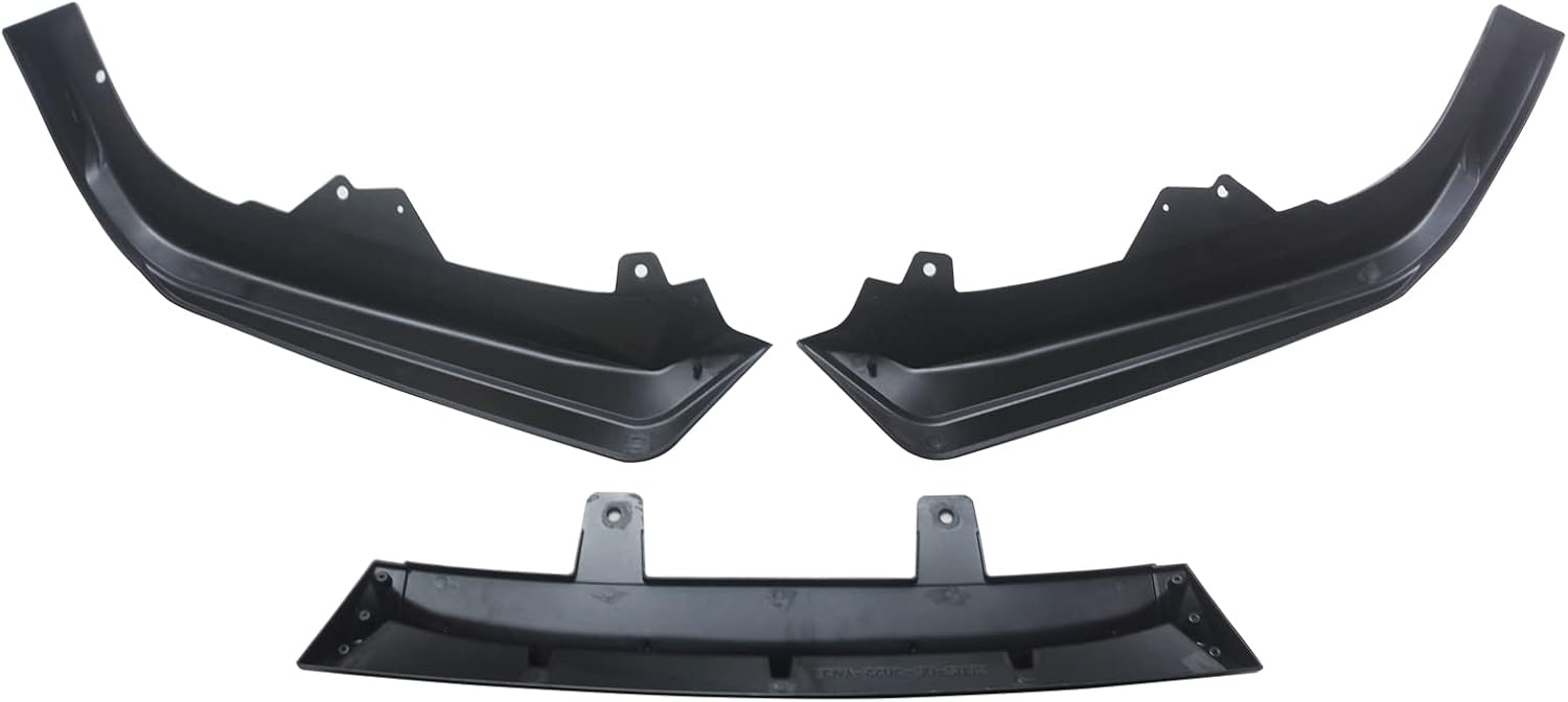 NINTE Front Bumper Lip Compatible with 2021 2022 Honda Accord Gloss Black Splitter Under Chin Body Kit Lower Sport Spoiler