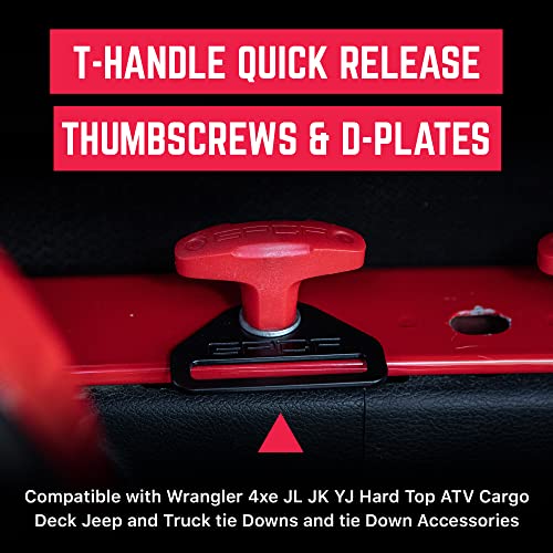 Image of GPCA Quick Release Tie Down Anchor & D-Plate Set, Wrangler 4xe /JK /JL /YJ