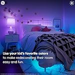 GE CYNC Smart Full Color A19 LED Light Bulb, 60W Replacement, Bluetooth/Wi-Fi Enabled, Alexa + Google Home Compatible Without Hub, 2-Pack (Packaging May Vary) - Image 2