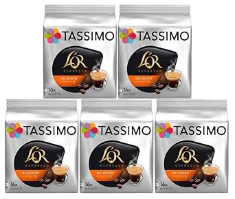 Tassimo T Discs LOR Espresso Delizioso 16 T-discs - Pack of 5 80 Servings