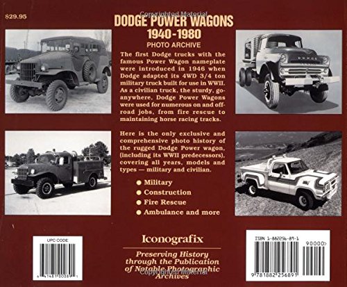 Dodge Power Wagon 1940-1980 Photo Archive #TOP1