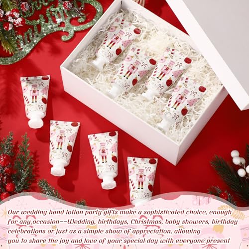 Image of Heigble 50 Pcs Christmas Hand Cream Gifts Bulk 1 oz Favors Nutcracker | Body Lotion for Xmas Party Favors, Thank You Gifts for Coworker Women Teacher Nurse, Travel Size Souvenir Party Supplies