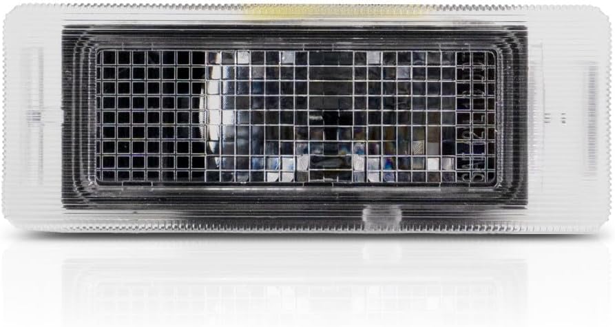 For GMC Acadia License Plate Light 2017 2018 2019 Driver OR Passenger Side | Single Piece | Rear | Lens & Housing | GM2870100 | 13502178