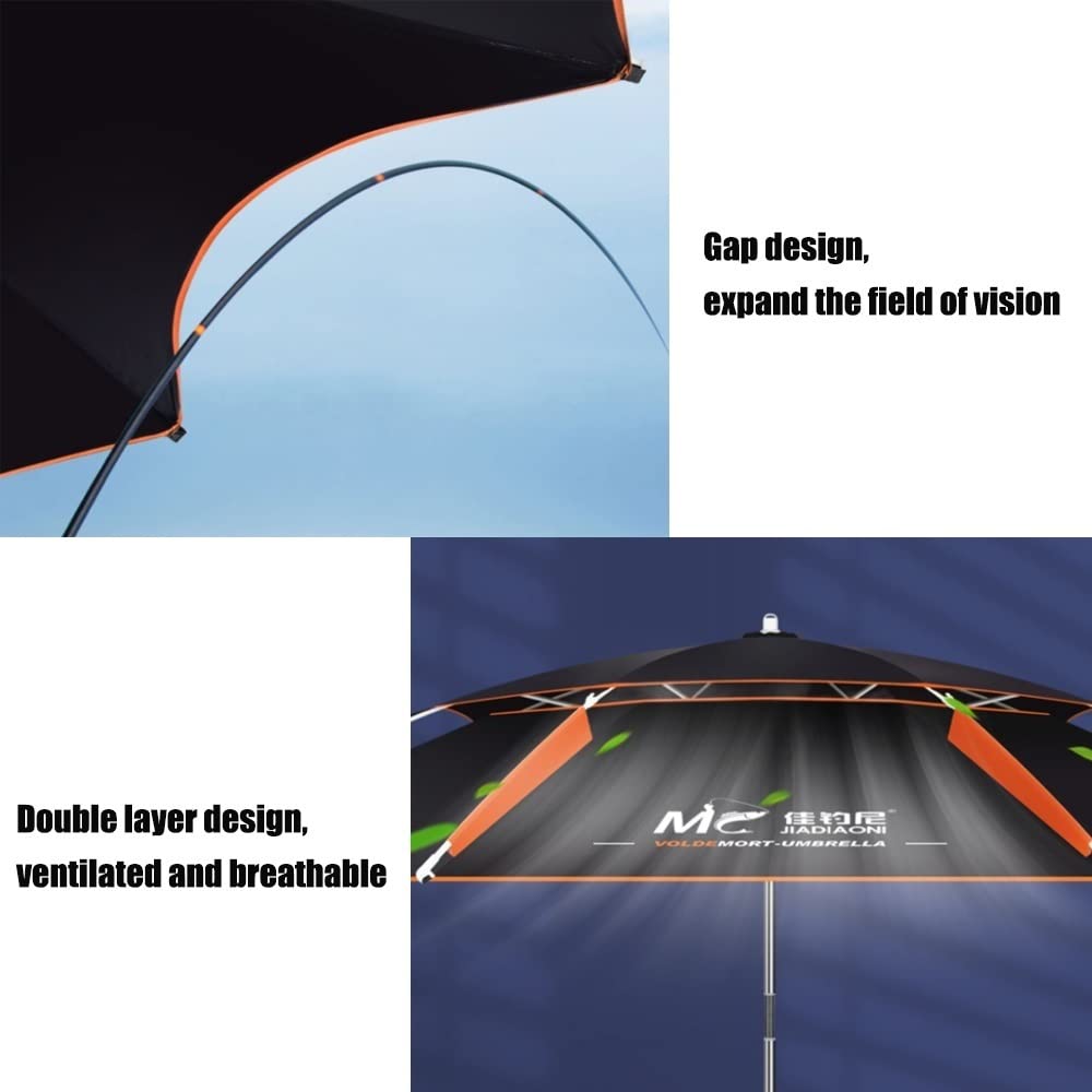 Parasol De Plage Anti Vent, Parasol D'extérieur, Protection UPF 50+, Parapluie Portable avec Fonction D'inclinaison Et Sac De Transport(200cm/6.5ft)