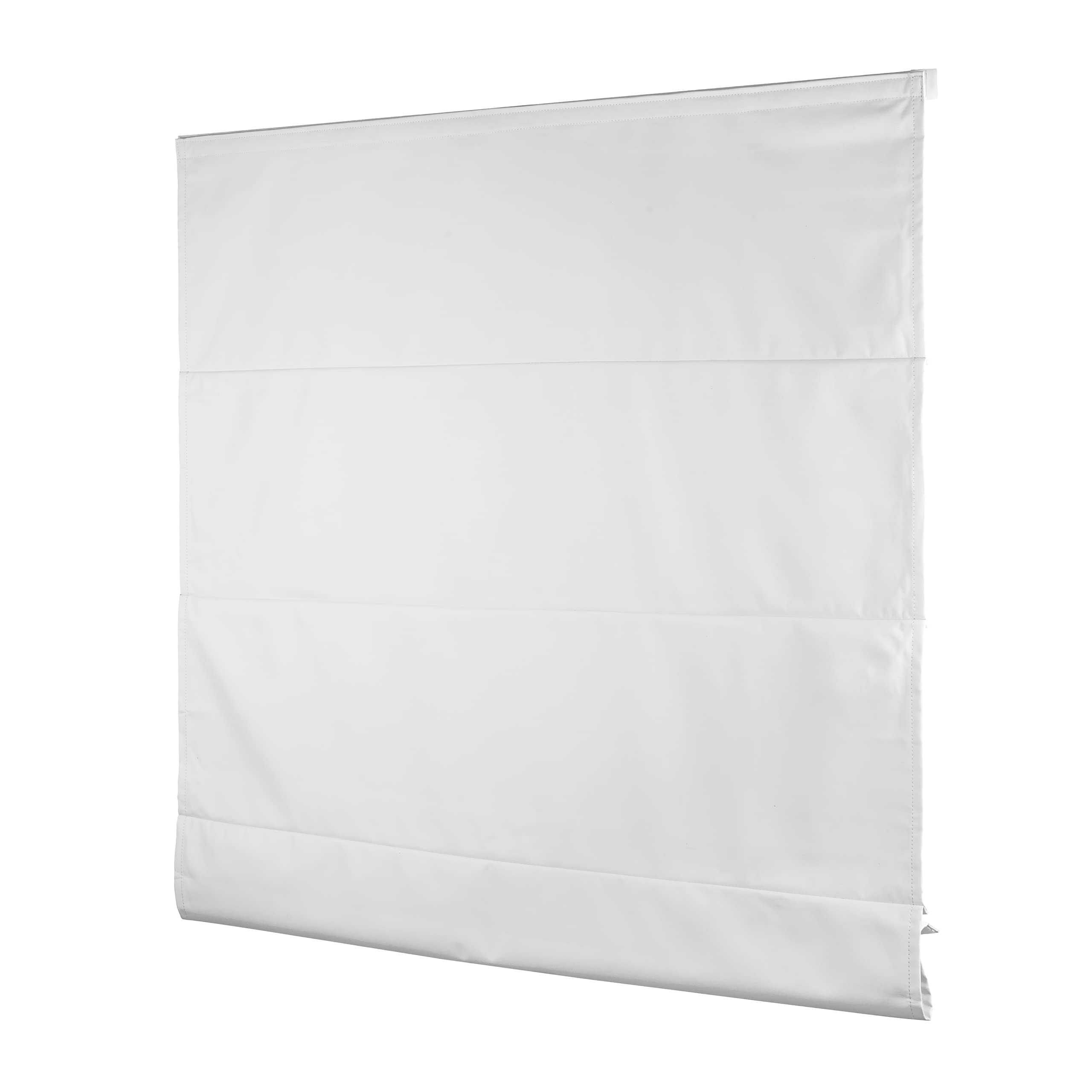 Ventanara Roleta rzymska, firanka rzymska, mocowanie zaciskowe, bez wiercenia, łącznie z materiałem montażowym (75 x 220 cm, biała, zaciemniająca pomieszczenie)