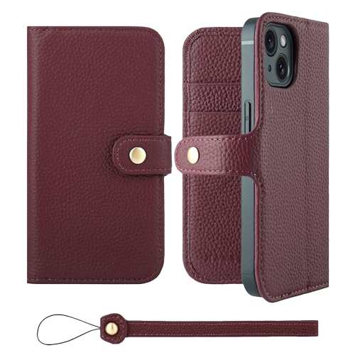 HANATORA for iPhone 15 �P�[�X �蒠�^ �{�v �X�}�z�P�[�X �X�}�z �X�^���h �X�g���b�v �t�� �V�������N�J�[�t���U�[ �x���g���� �}�O�l�b�g�Ȃ� ���C�� H0XB-15-Wine �M�t�g �a���� ���� �j�� �ޏ� ���ꂳ�� ��������