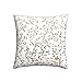 Kissenbezüge Silberne Pailletten Kissenbezug Dekokissen Kissenhülle für Sofa Büro Gartenbett Couch Kissen 45x45cm