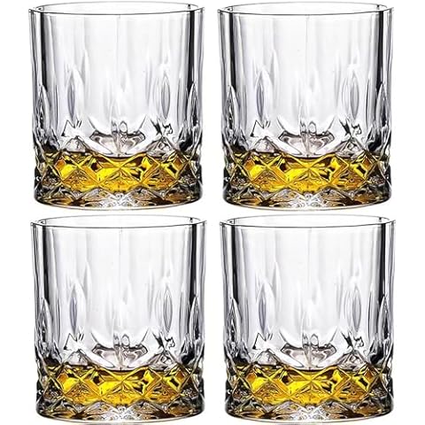 Lead Free Crystal Whisky Glasses Set of 4 Cover