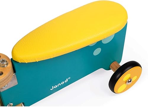 Miniatura 10 de Janod - Juguete de madera Hippo para montar a caballo para habilidades motoras y equilibrio para mayores de 12 meses