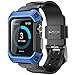 Apple Watch 3 Case, SUPCASE [Unicorn Beetle Pro] Rugged Protective Case with Strap Bands for Apple Watch Series 3 2017 Edition [42mm, Compatible with Apple Watch 42mm 2015 2016 ] (Blue)