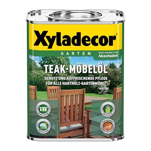 Xyladecor TeakMöbelöl farblos 0,75 Liter