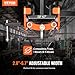 VEVOR Manual Trolley, 4400 lbs/2 Ton Load Capacity, Push Beam Trolley with Dual Wheels, Adjustable for I-Beam Flange Width 2.8