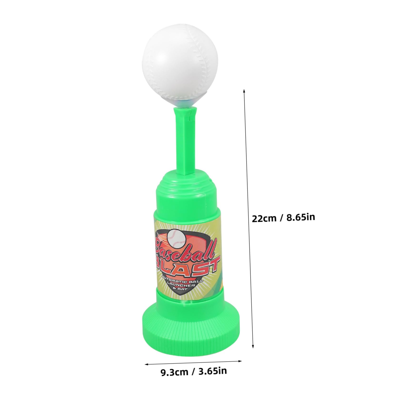 UPKOCH 1 Ensemble de Base-Ball Jouets Balle Enfants Petit Machine à Lancer Automatique Parent-Enfant Outil de Jeu de Base-Ball Batte de Baseball et Lanceur de Base-Ball Abdos