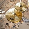 Meinl Cymbals HCS Hihat Cymbals 14 inch (Video) for Drum Set (35,56cm) – Pair – Traditional Finish Brass, Made In Germany (HCS14H) #4