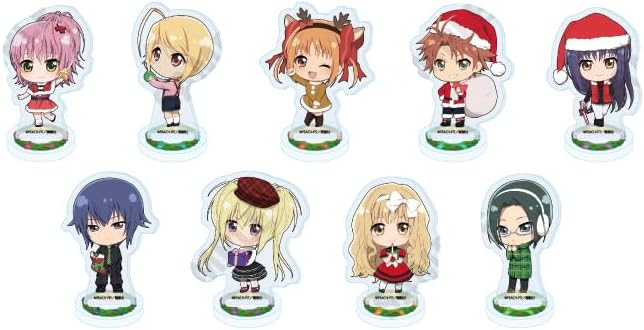 Chugo Characters! 19 Christmas Version (Mini Calilast) Acrylic Petite Stand, Complete Set, Box of 9