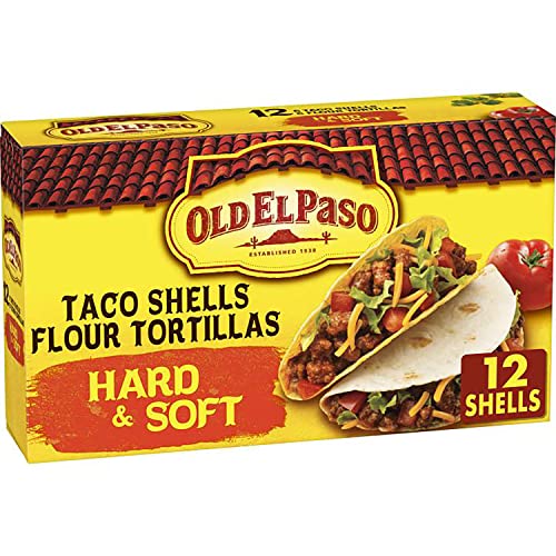 Old El Paso Hard & Soft Taco Shells & Flour Tortillas, 12 Shells,...