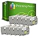 Produktbild Printing Pleasure 10 x TZe-231 TZ-231 Schwarz auf Weiß, Schriftband kompatibel für Brother P-Touch | 12mm x 8m