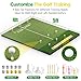 Premium Dual-Turf Golf Mat with Ball Tray, 5x4 FT Golf Hitting Mats Practice Outdoor Indoor for Backyard Driving Range Simulator Mat, Golf Chipping Swing Training Aid Mat, Gifts for Dad,Men,Golfers