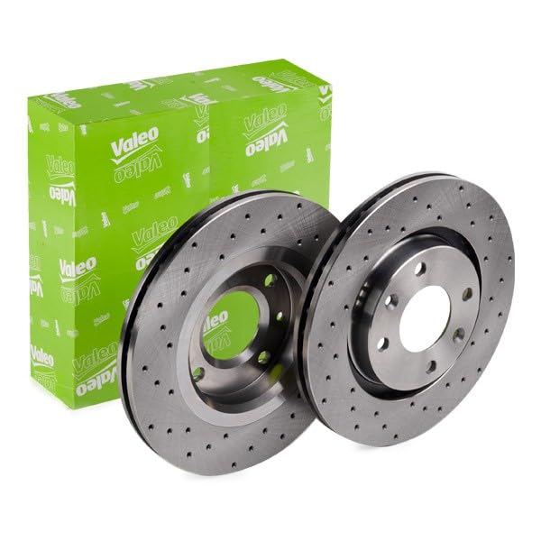 Disco Freno Anteriore VALEO Perforato/ventilato 266mm - Per Peugeot 206, 207, 307 E Altri