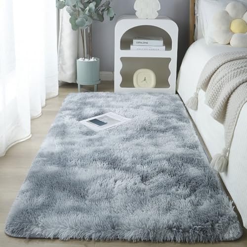 Grand tapis gris clair moderne pour réchauffer votre séjour - 2