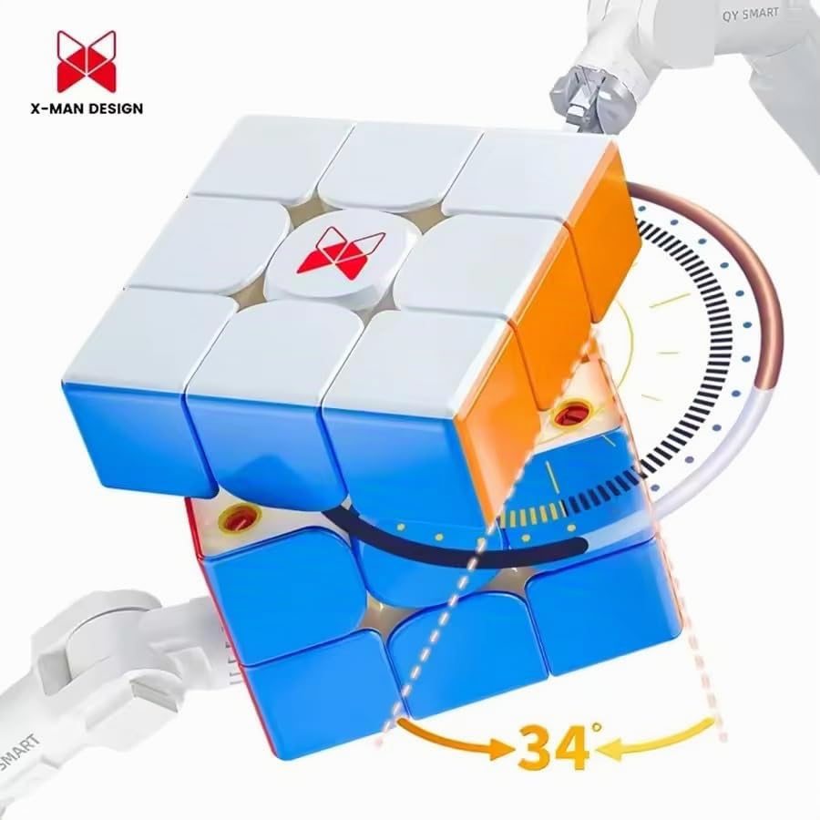 Logica Giochi - X-Man Tornado V4 Pioneer - Speedcubing - 3x3 MagLev UV - Per Appassionati e Professionisti