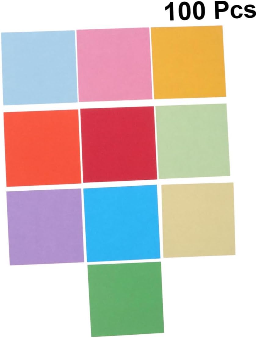 KALLORY 2000pcs Origami Paper of Square Paper Double-sided Boys and Girls Activities Art Supplies