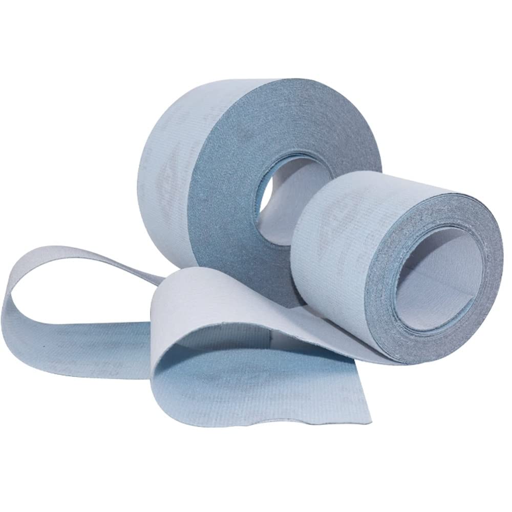 Sand paper,emery cloth,drywall sandpaper,liquid sandpaper,4 Inch 100mm Flocking Sandpaper Roll White Sand Cloth Surface Polishing Sandpaper Length 10M for Wood Furniture Finishing Metal Sanding Automo