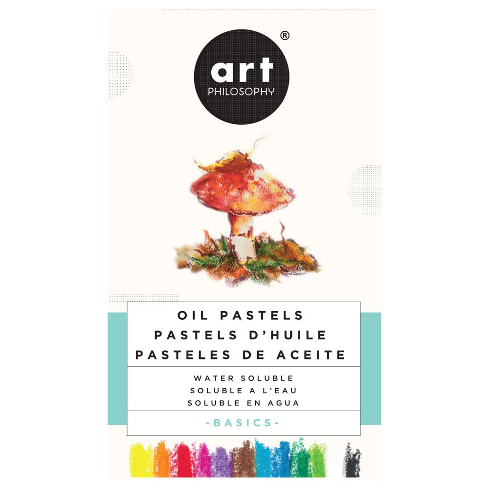 Prima Marketing Prima Art Philosophy Water Soluble Oil Pastels 12/Pkg-Basics